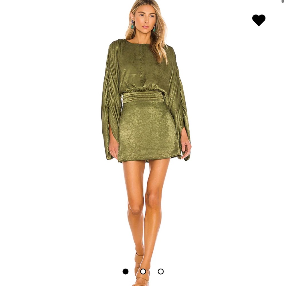 House of Harlow Nika Dress Olive Green
